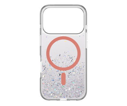 Etui / obudowa na smartfona SwitchEasy Starfield M do iPhone 17 Pro (Transparent/Coral Ring )